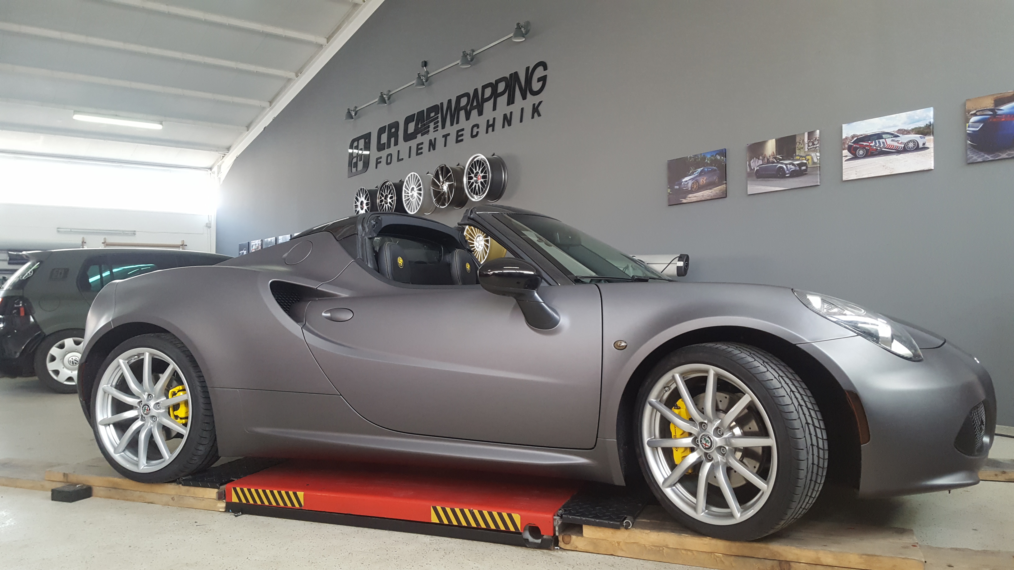 folierung würzburg Alfa Romeo 4C Komplettfolierung