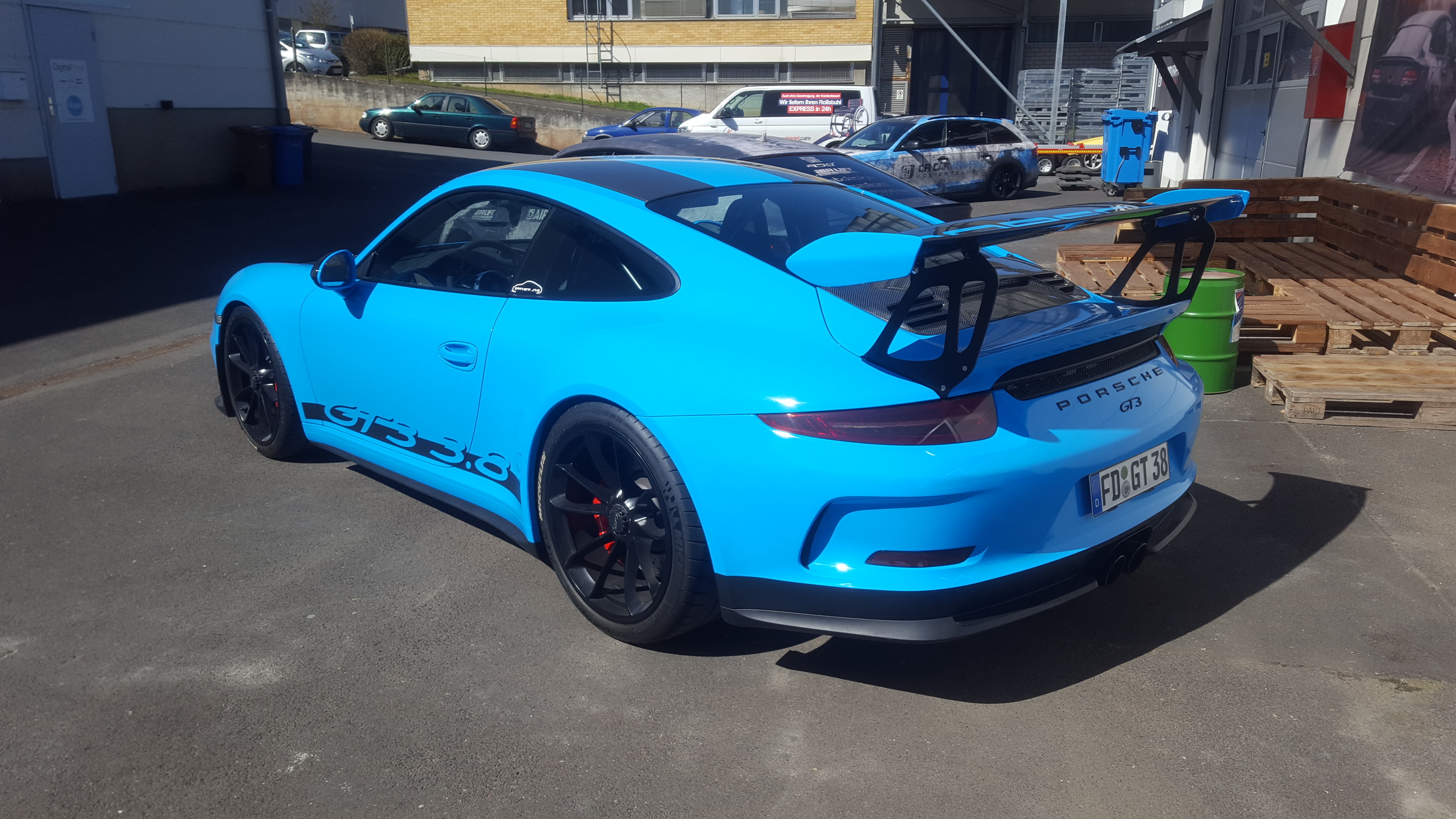 Porsche GT3 Komplettfolierung