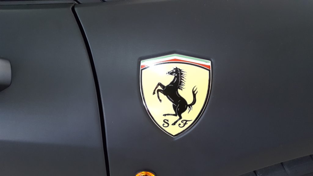 Ferrari 458 Komplettfolierung matt schwarz