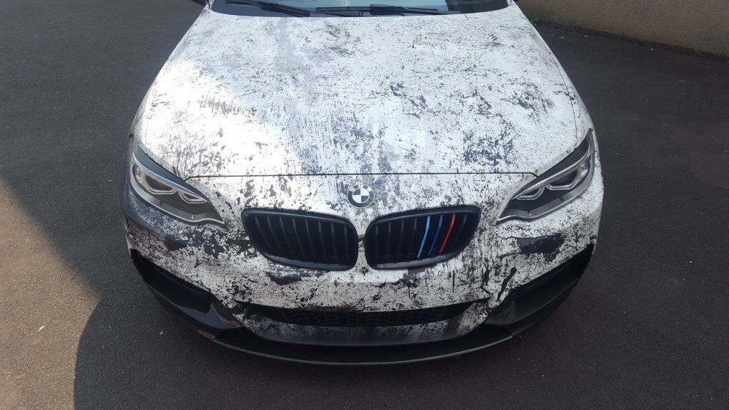 BMW 2er Coupe Digitaldruck Komplettfolierung