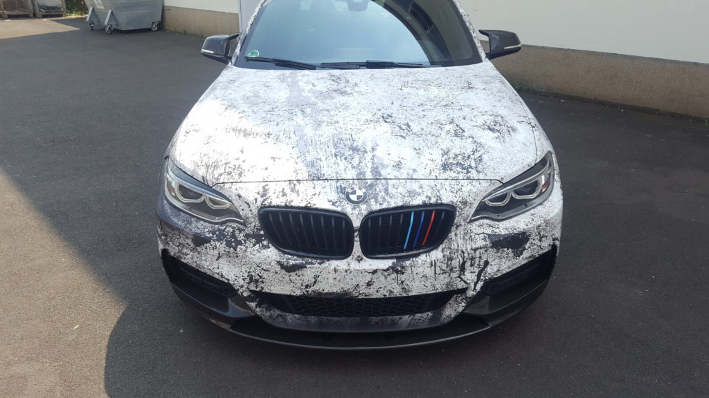 BMW 2er Coupe Digitaldruck Komplettfolierung