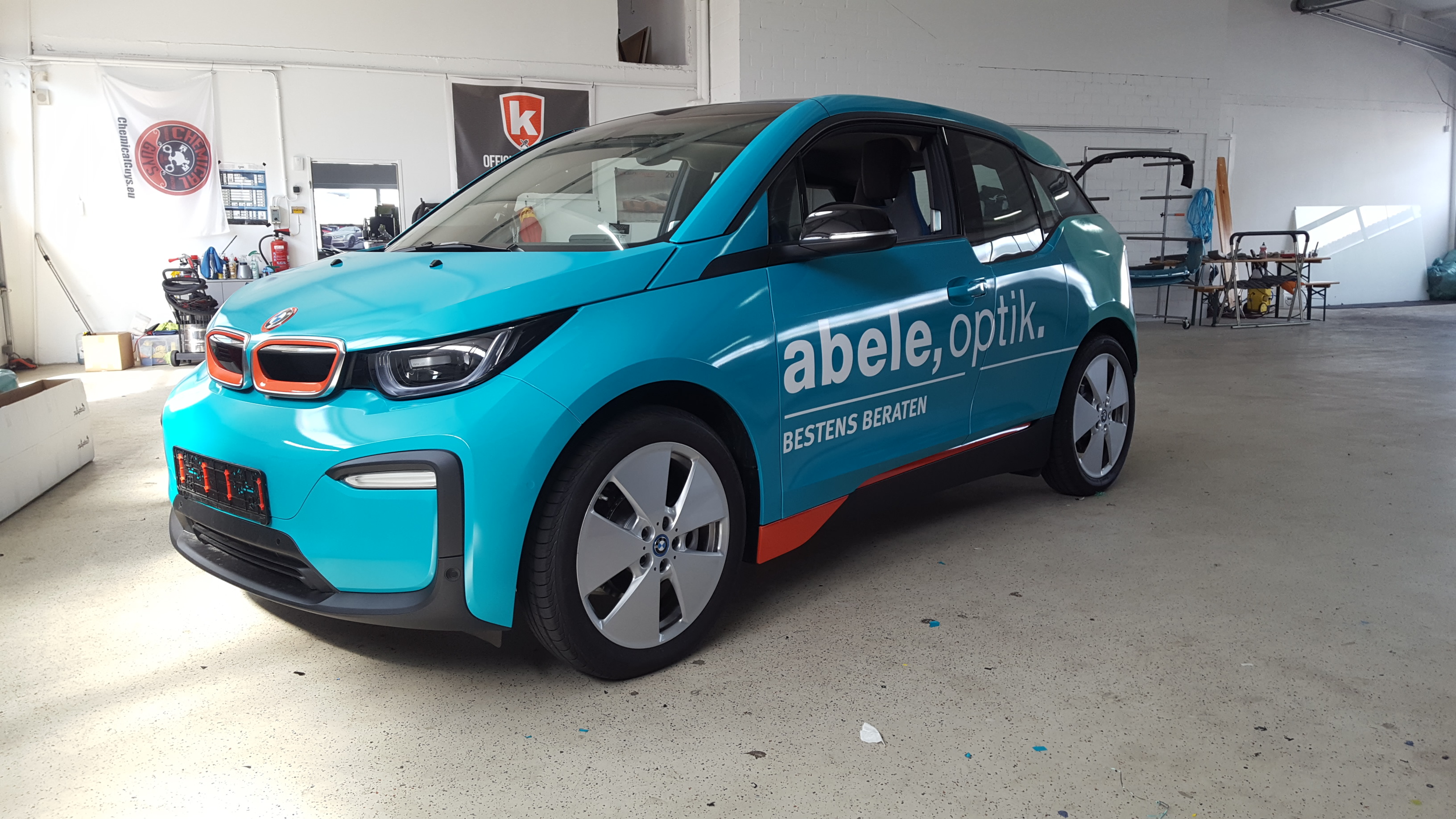 BMW i3 Digitaldruck Komplettfolierung