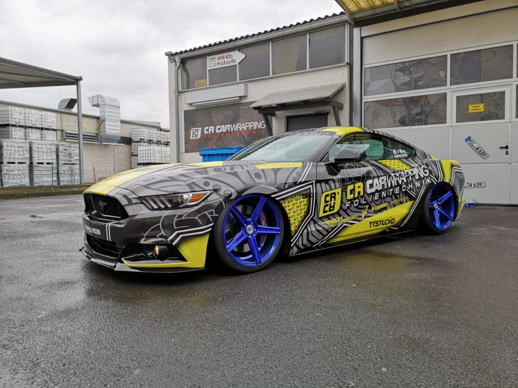 Ford Mustang GT Digitaldruck, Designfolierung in würzburg