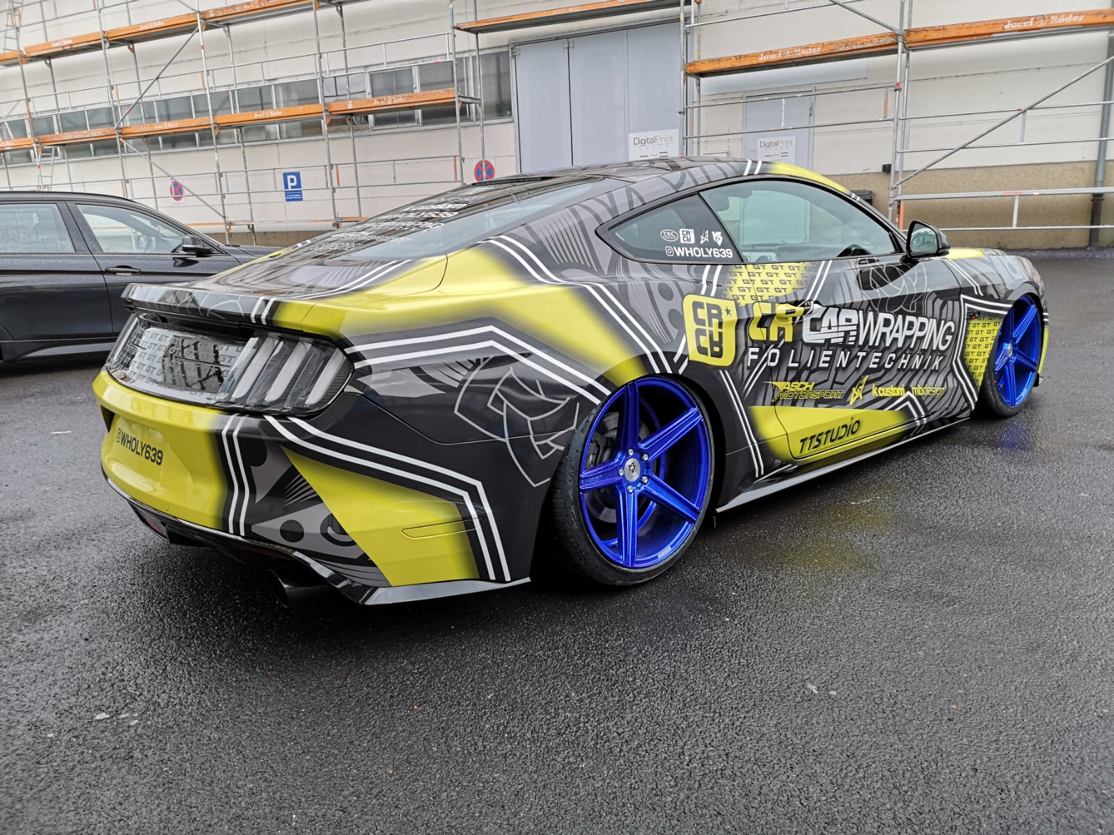 Ford Mustang GT Digitaldruck, Designfolierung in würzburg