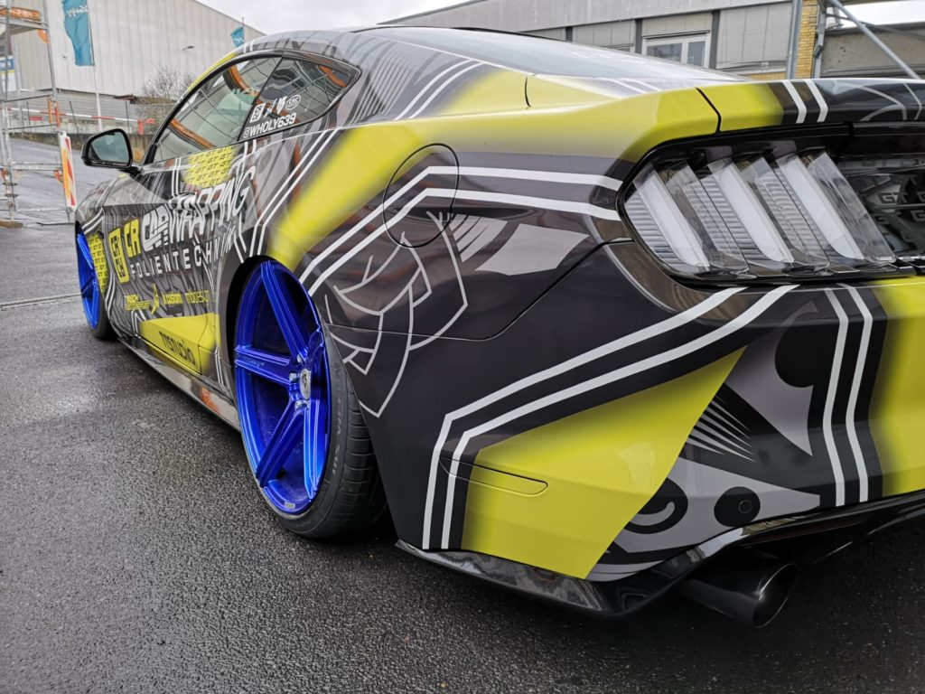 Ford Mustang GT Digitaldruck, Designfolierung in würzburg