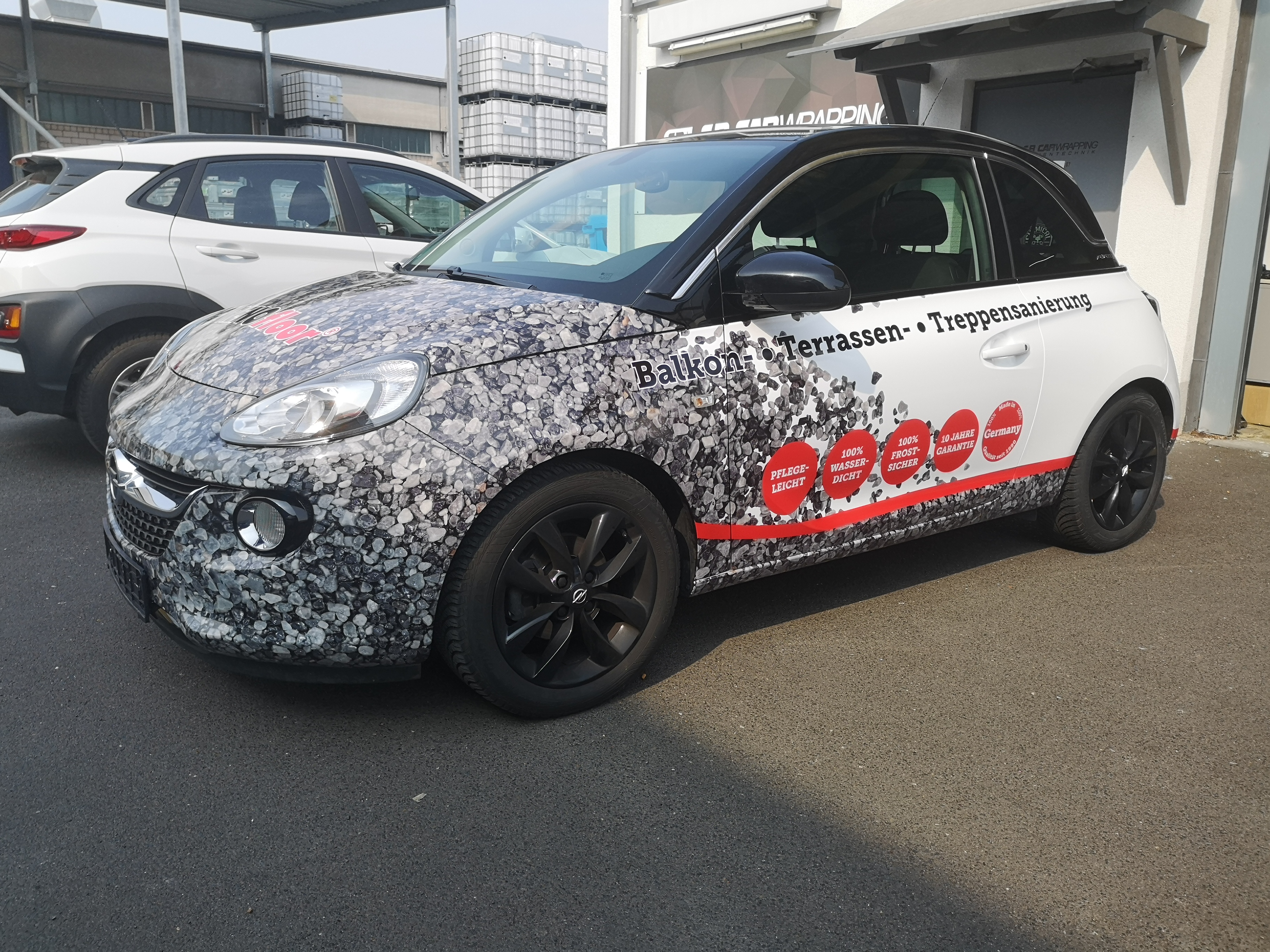 opel Adam Digitaldruck Werbefolierung