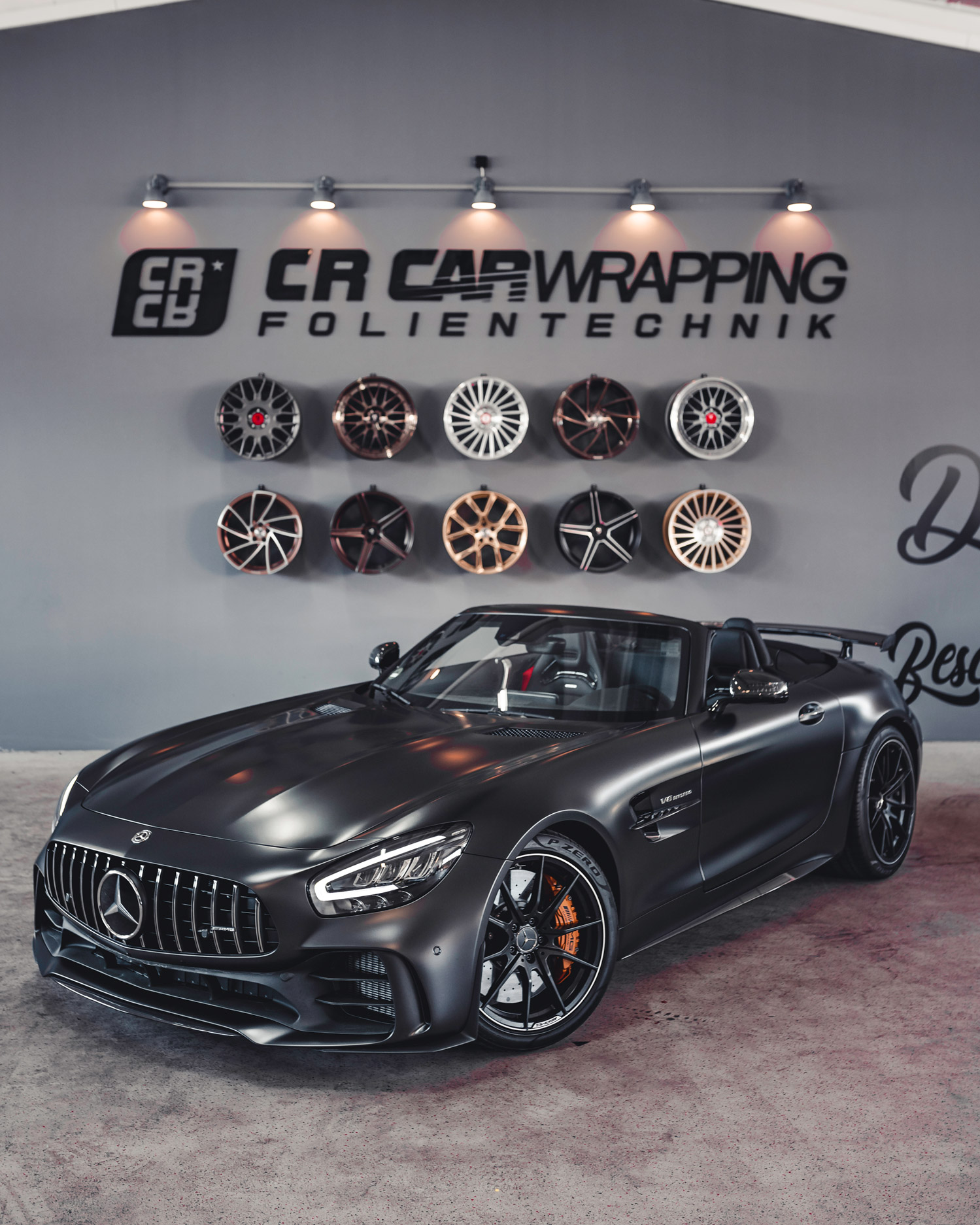 AMG GTR Roadster XPEL Stealth Lackschutz Komplettfolierung