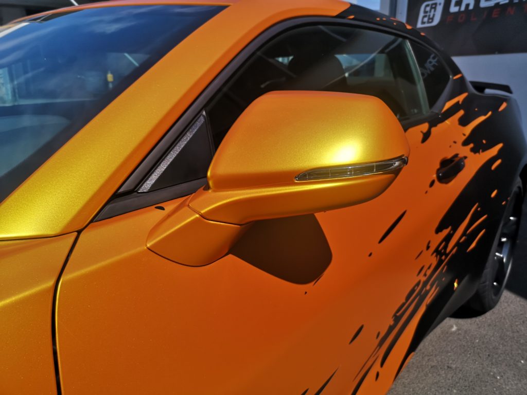 Camaro Komplettfolierung Satin Energetic Yellow