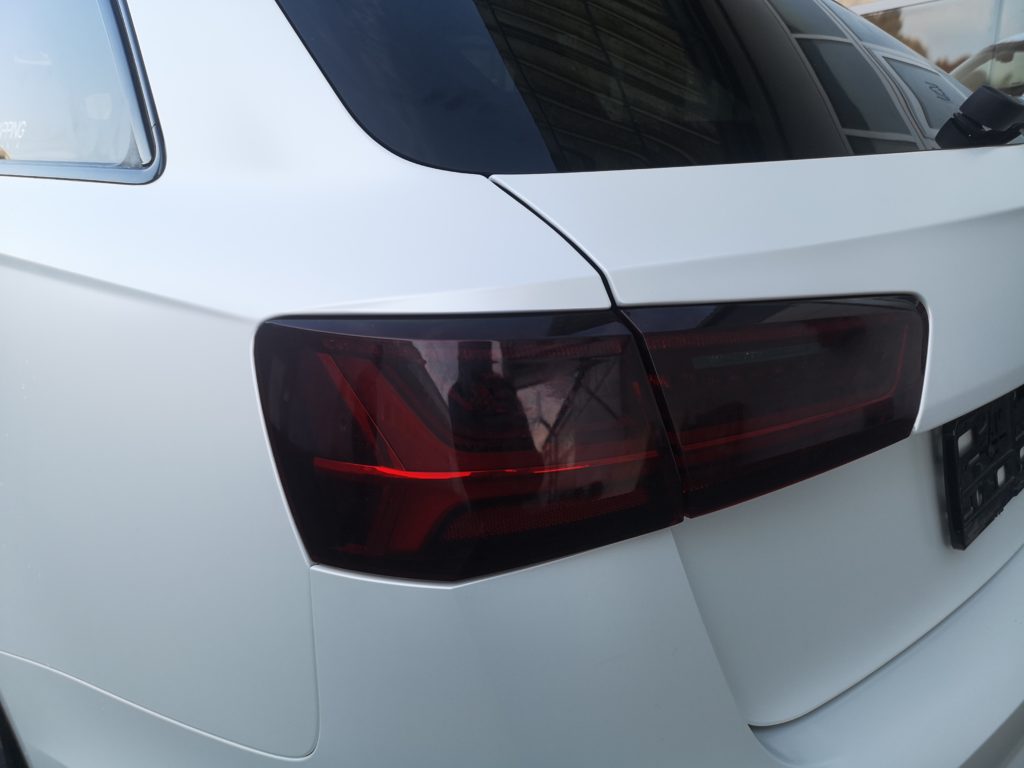 Audi A6 4G Avant Komplettfolierung in Satin Pearl White