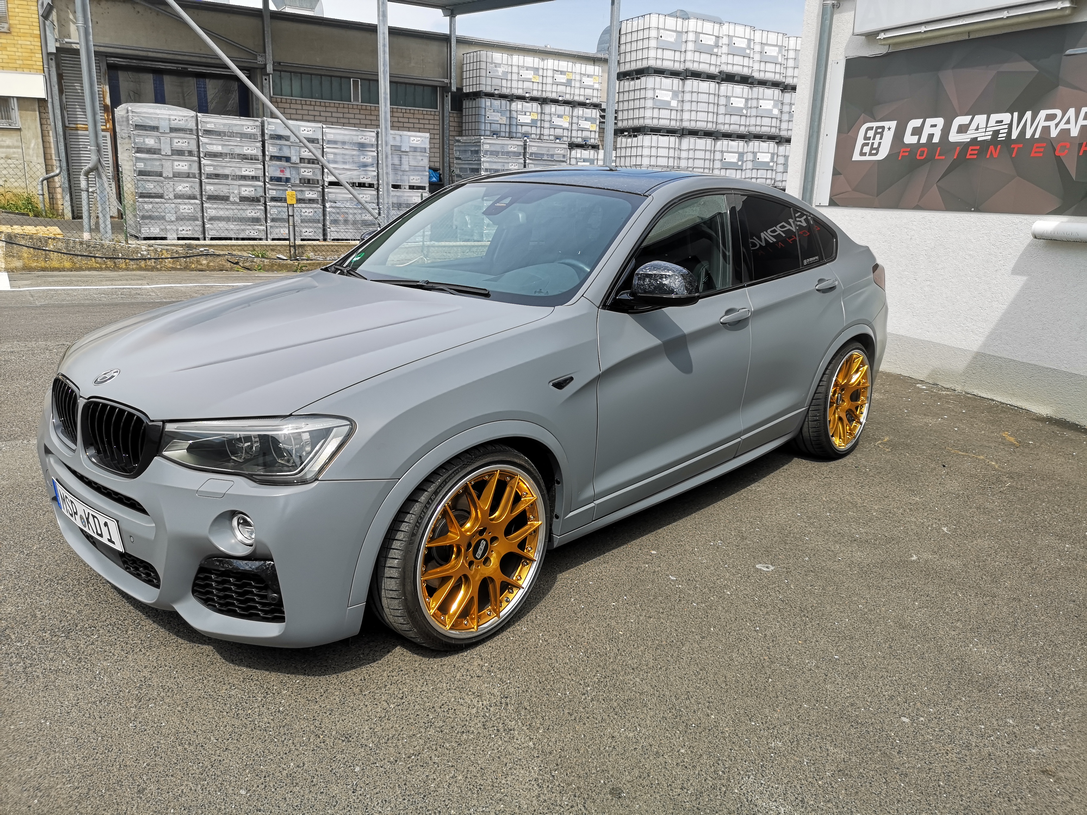 BMW X4 M40i folierung forged carbon würzburg