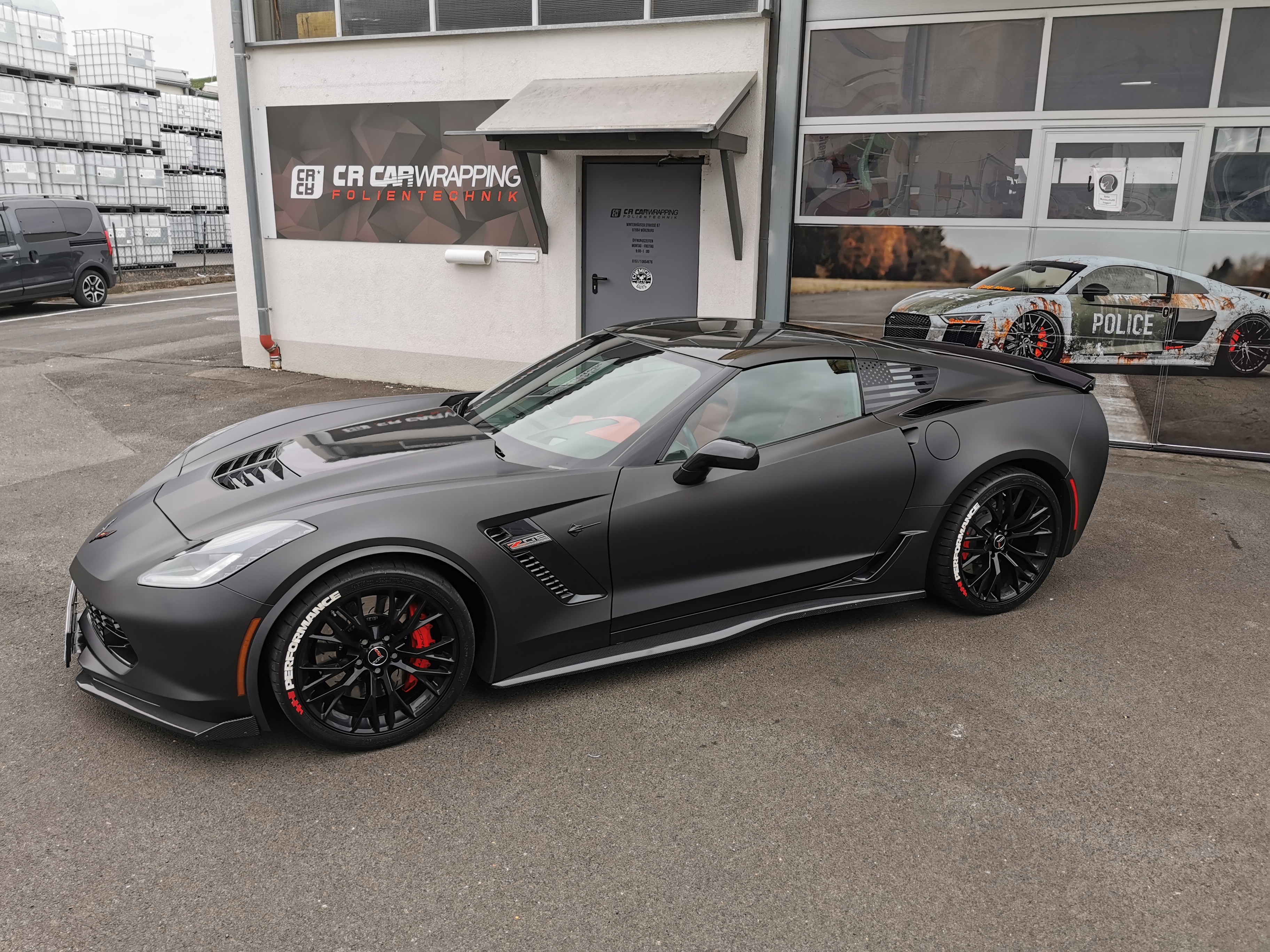 Corvette C7 Z06 komplettfolierung würzburg