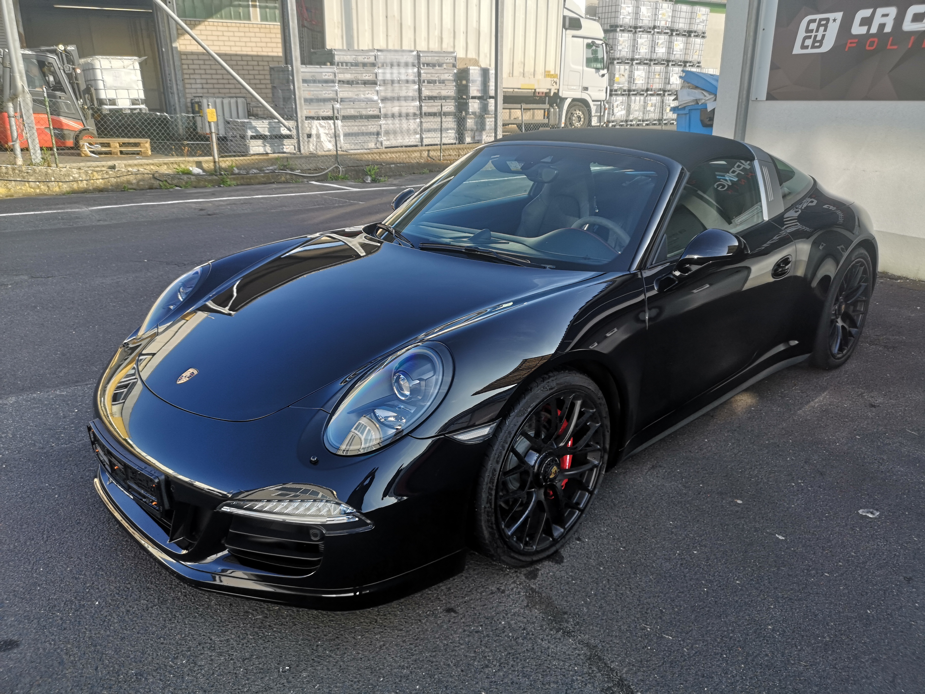 Porsche Targa XPEL komplettfolierung würzburg