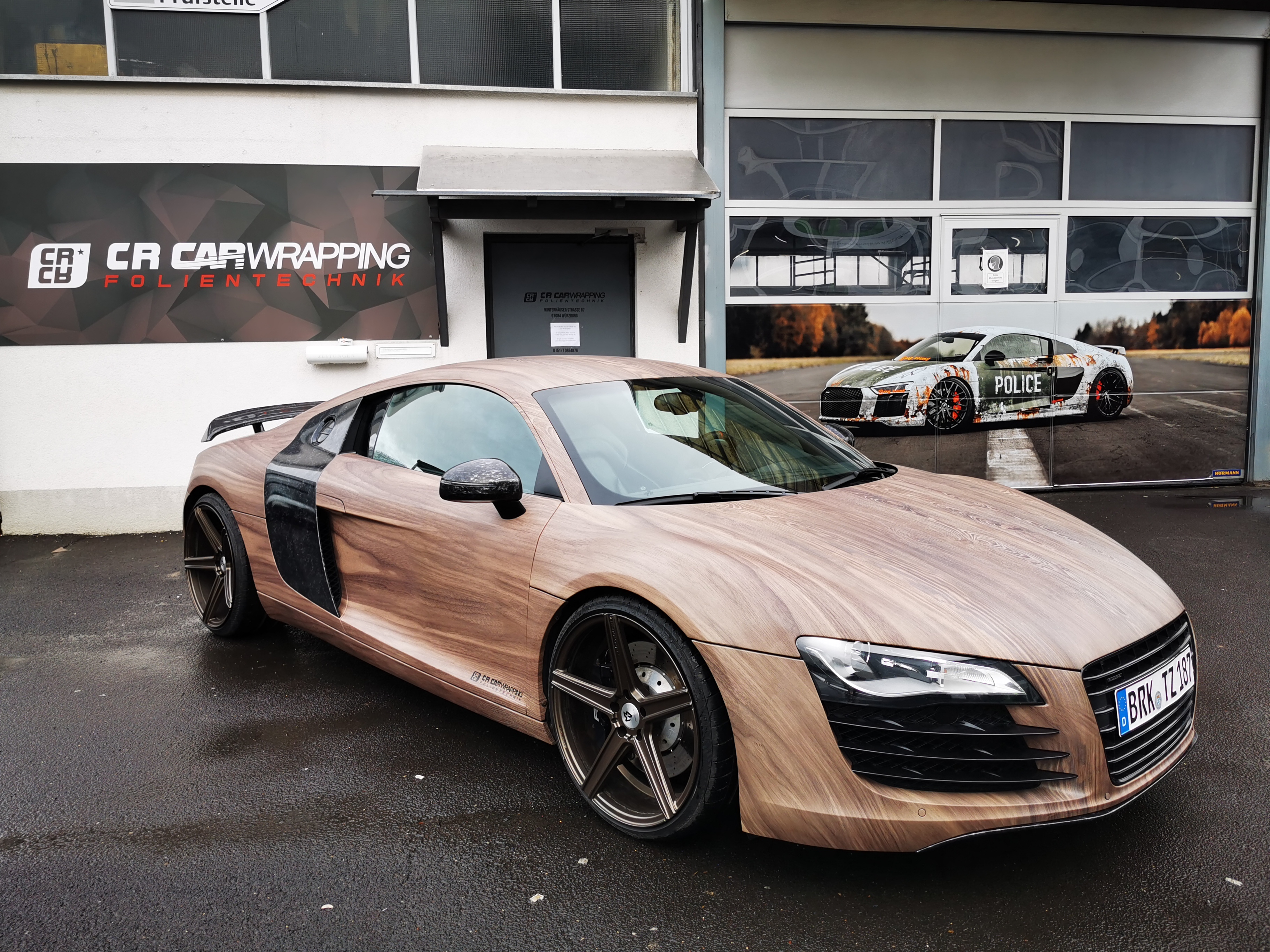 Audi R8 Woody Digitaldruck