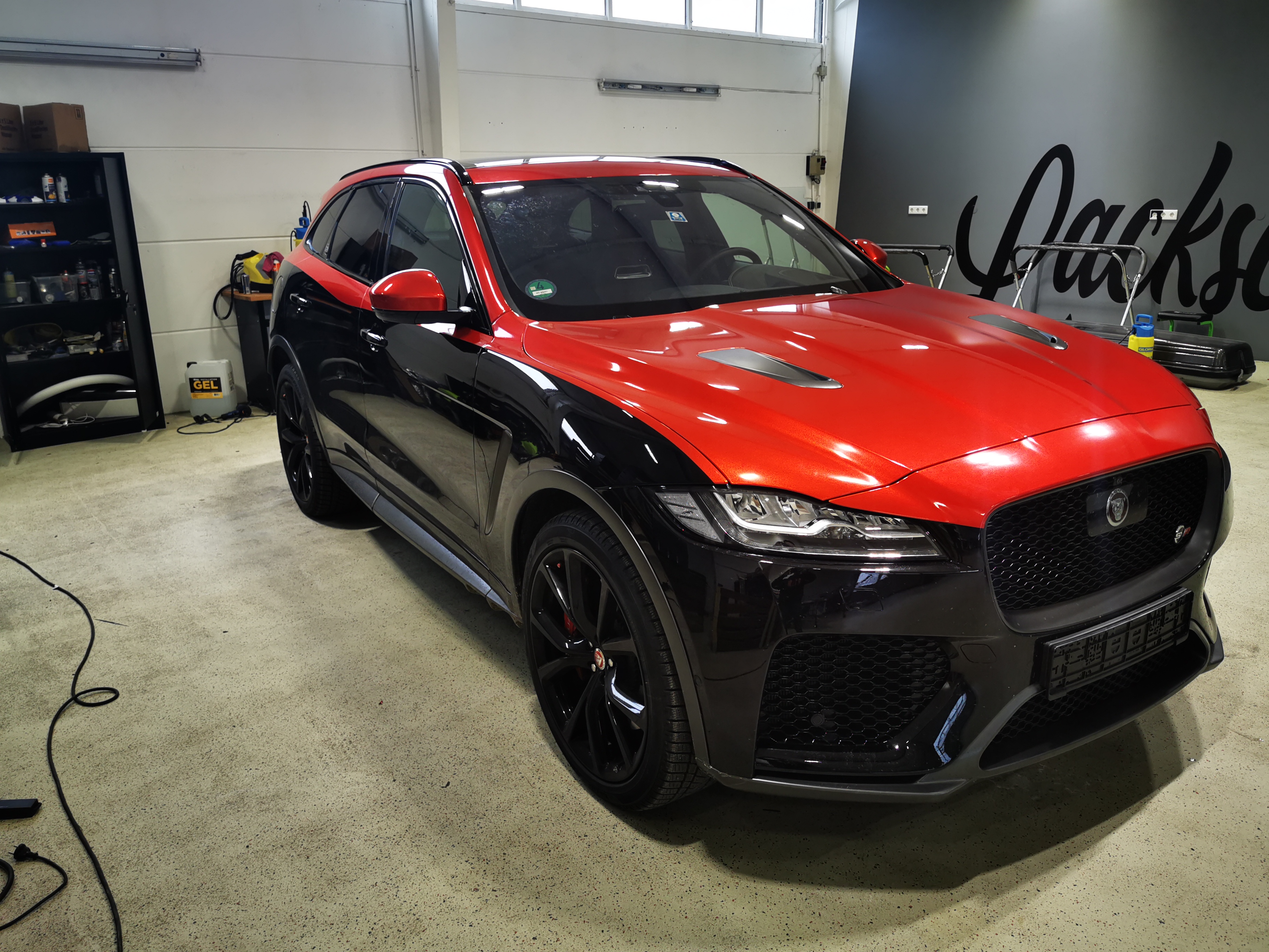 Jaguar F Pace Teilfolierung