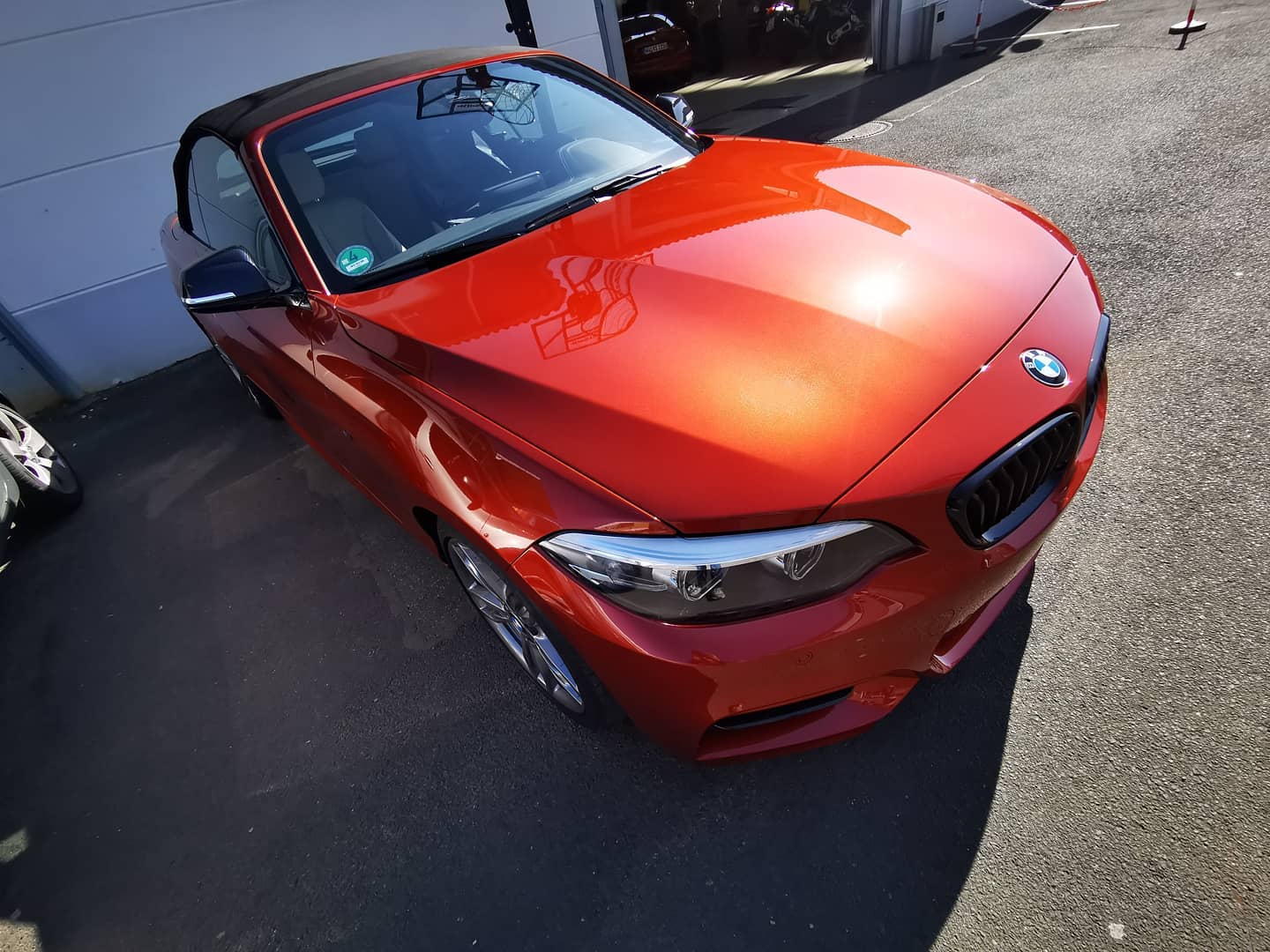 BMW M235i XPEL Lackschutz Frontbereich