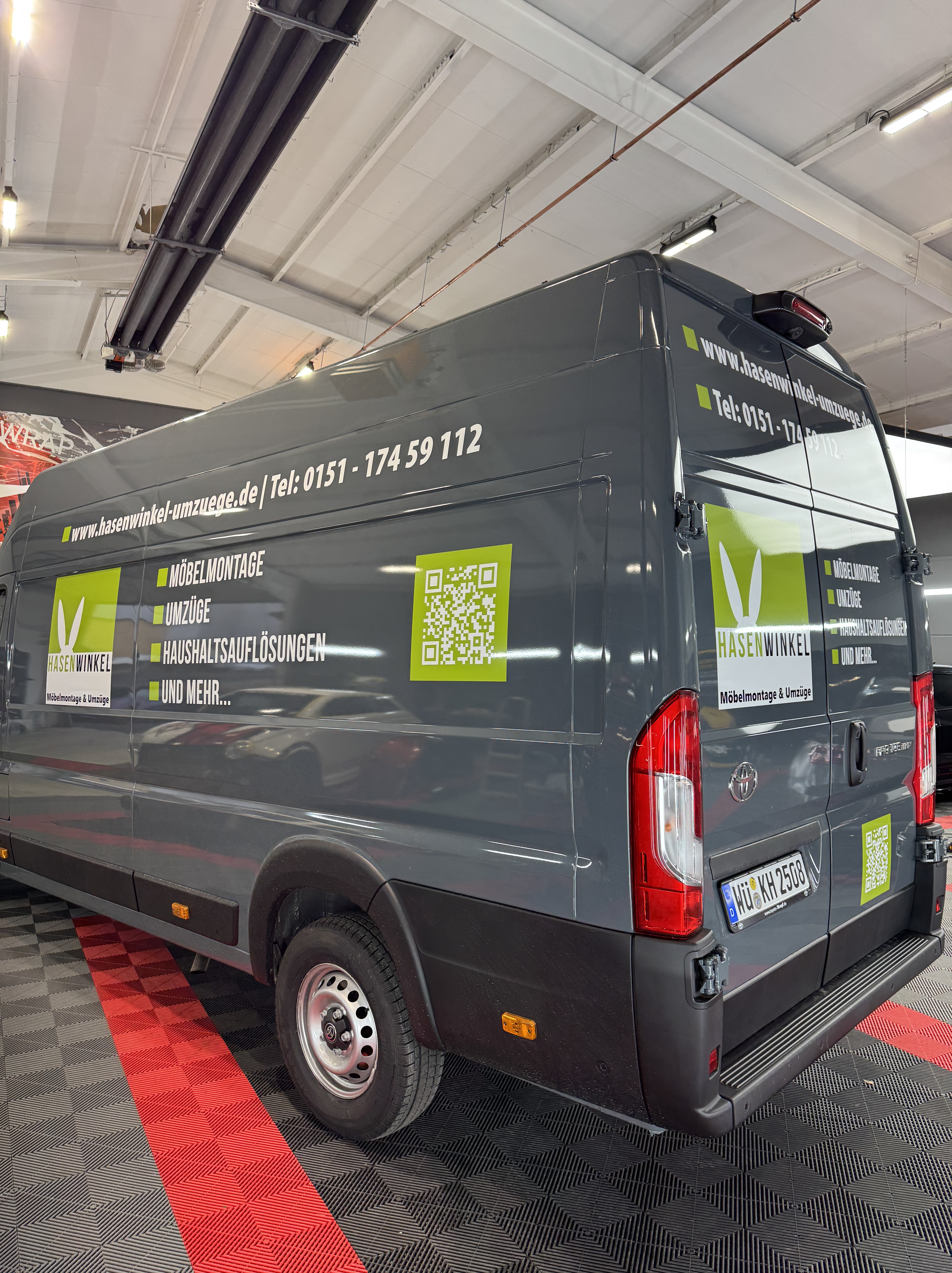 Toyota Proace Max Hasenwinkel Werbefolierung 01